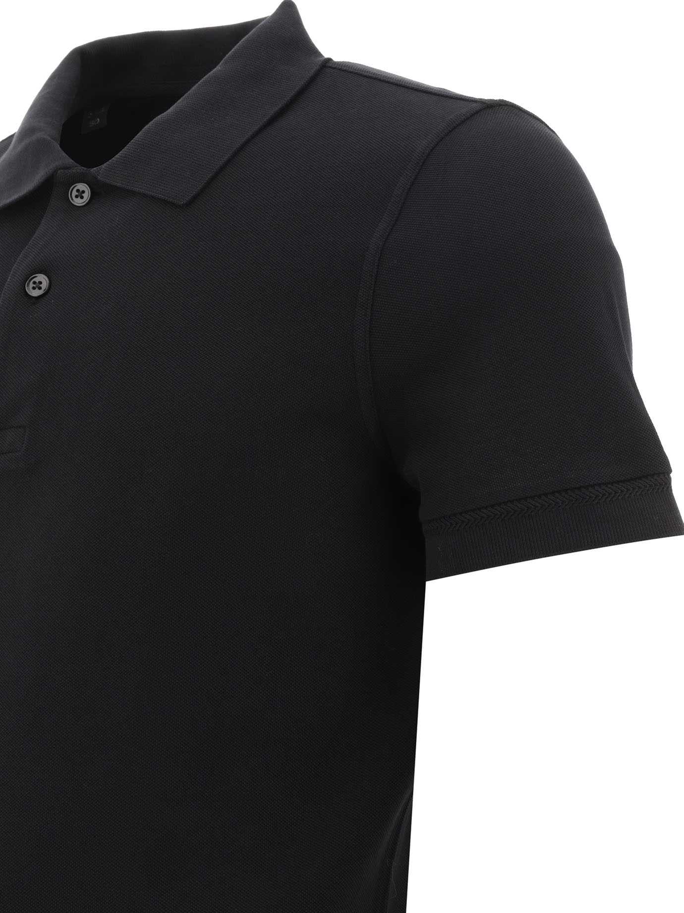 TOM FORD Black   Tennis polo shirt